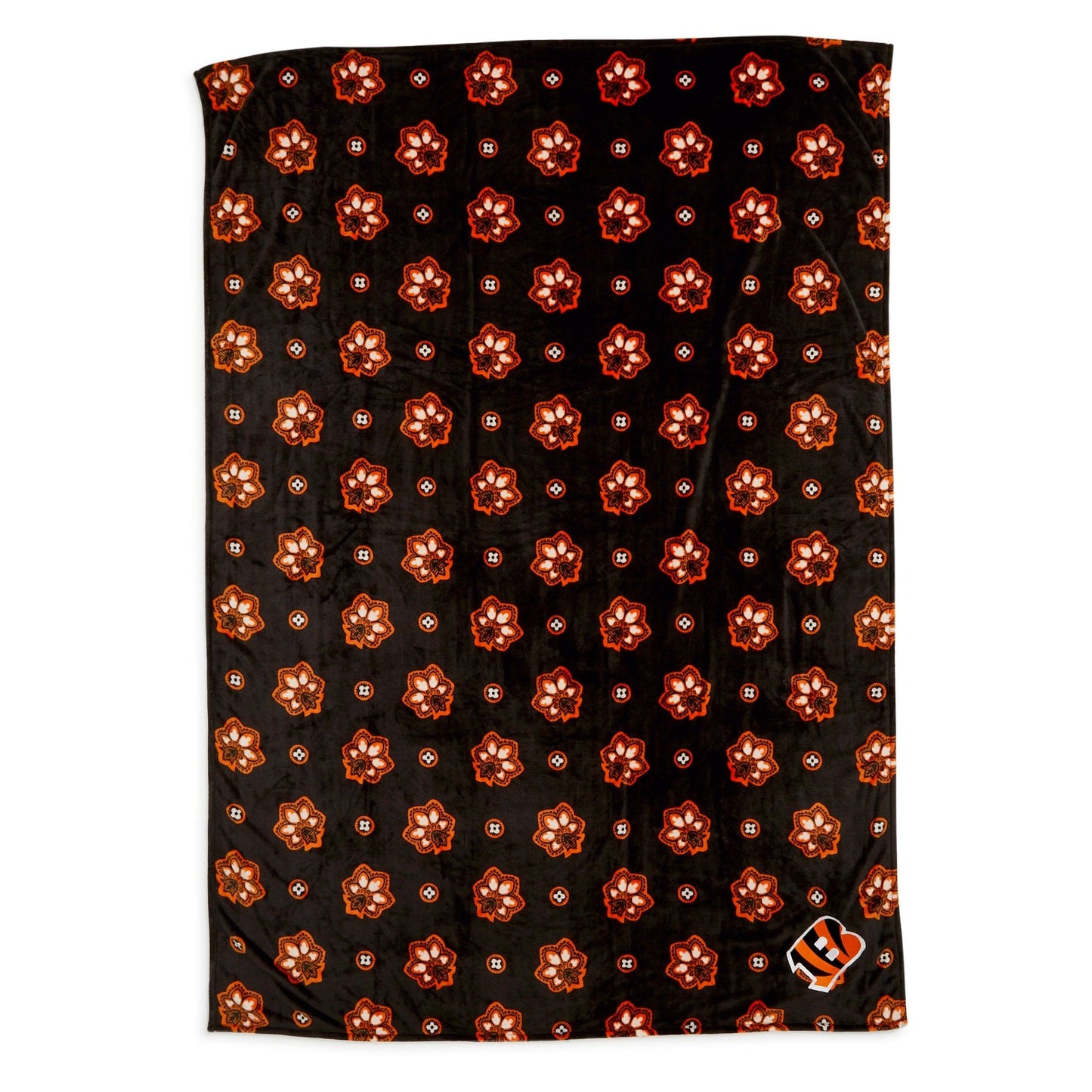 NFL Oversized Throw Blanket-Cincinnati Bengals Bandana-Image 3-Vera Bradley
