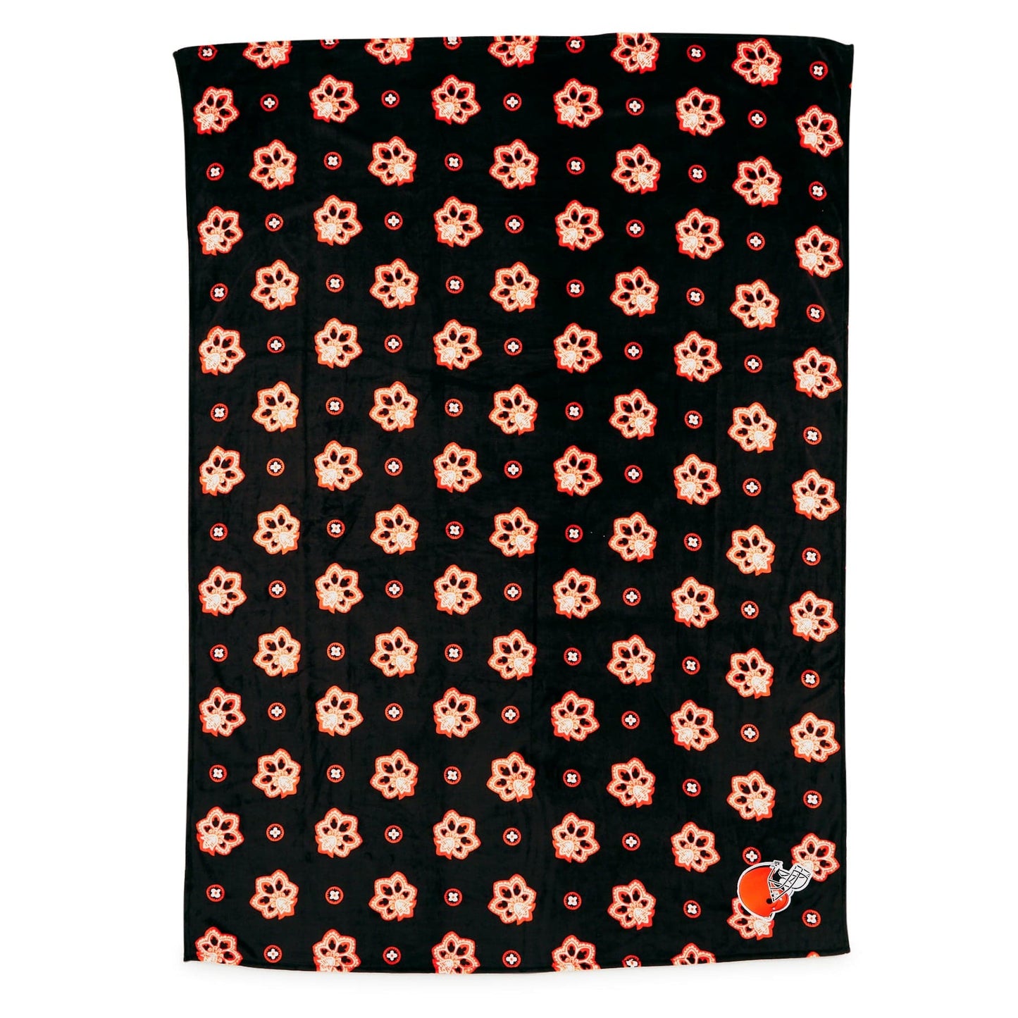 NFL Oversized Throw Blanket-Cleveland Browns Bandana-Image 3-Vera Bradley