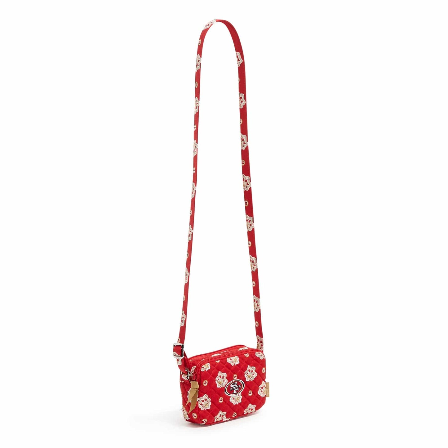 NFL RFID Small Stadium Crossbody Bag-San Francisco 49ers Bandana-Image 3-Vera Bradley
