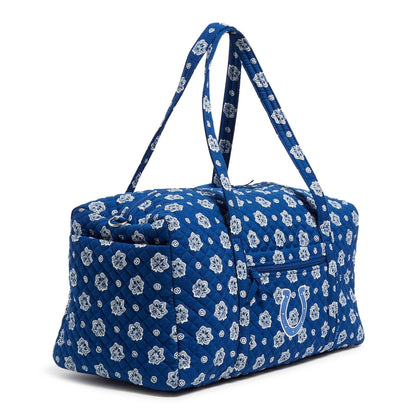 NFL Large Travel Duffel Bag-Indianapolis Colts Bandana-Image 3-Vera Bradley