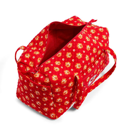 NFL Large Travel Duffel Bag-Kansas City Chiefs Bandana-Image 4-Vera Bradley