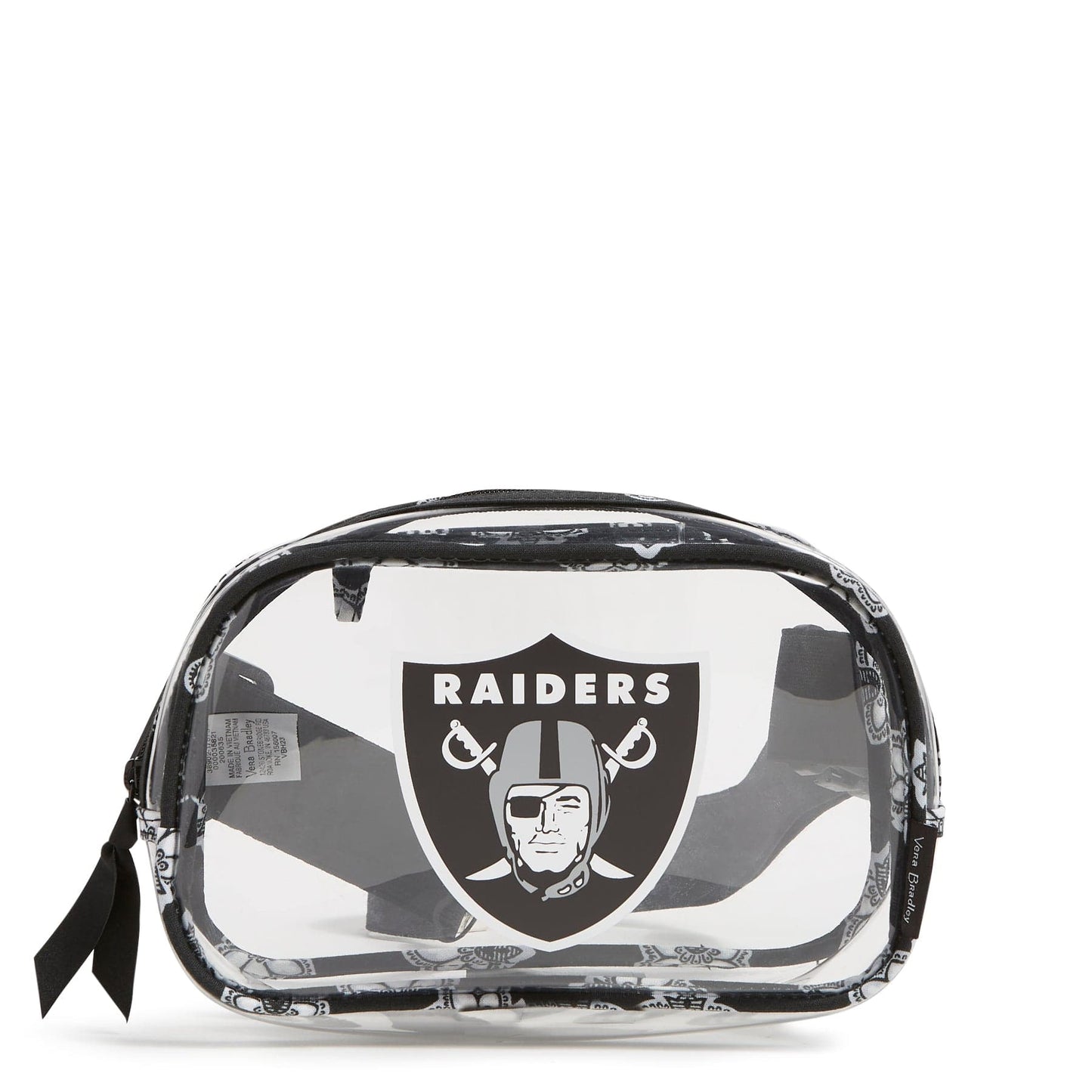 NFL Clear Small Belt Bag-Las Vegas Raiders Bandana-Image 1-Vera Bradley