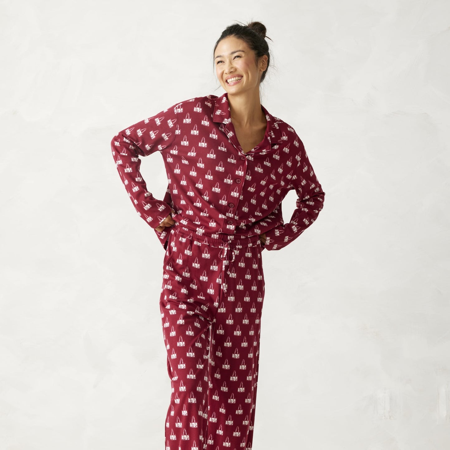 Long-Sleeved Pajama Set-Image 2-Vera Bradley