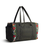 Large Original Duffel Bag-Vibrant Black-Image 1-Vera Bradley