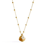 Charm Chain Necklace-Satin Gold-Image 1-Vera Bradley